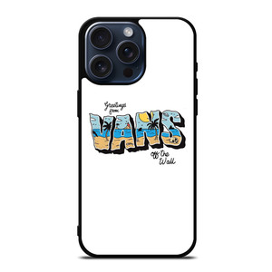 VANS OFF THE WALL GREETINGS iPhone 15 Pro Max Case Cover VANS OFF THE WALL GREETINGS iPhone 15 Pro Max Case Cover