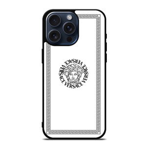 VERSACE VERSACE LOGO ICON iPhone 15 Pro Max Case Cover VERSACE VERSACE LOGO ICON iPhone 15 Pro Max Case Cover