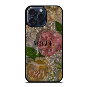 VOGUE FASHION LOGO FLOWER iPhone 15 Pro Max Case Cover VOGUE FASHION LOGO FLOWER iPhone 15 Pro Max Case Cover