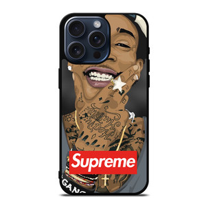 WIZ KHALIIFA X SUPREME iPhone 15 Pro Max Case Cover WIZ KHALIIFA X SUPREME iPhone 15 Pro Max Case Cover