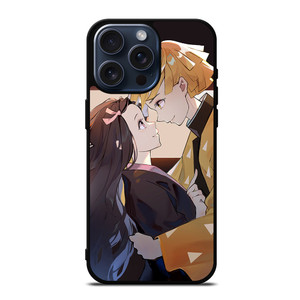 ZENITSU AND NEZUKO KAMADO DEMON SLAYER iPhone 15 Pro Max Case Cover ZENITSU AND NEZUKO KAMADO DEMON SLAYER iPhone 15 Pro Max Case Cover
