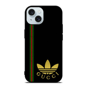 ADIDAS X GUCCI STRIPE 2 iPhone 15 Case Cover ADIDAS X GUCCI STRIPE 2 iPhone 15 Case Cover