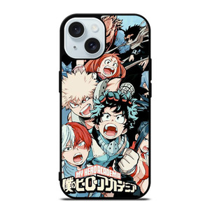 ANIME MY HERO ACADEMIA CHARACTER iPhone 15 Case Cover ANIME MY HERO ACADEMIA CHARACTER iPhone 15 Case Cover