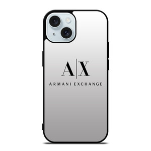 ARMANI EXCHANGE AX LOGO iPhone 15 Case Cover ARMANI EXCHANGE AX LOGO iPhone 15 Case Cover