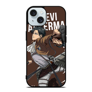 ATTACK ON TITAN LEVI ACKERMAN iPhone 15 Case Cover ATTACK ON TITAN LEVI ACKERMAN iPhone 15 Case Cover