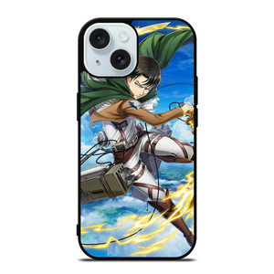 ATTACK ON TITAN LEVI ANIME iPhone 15 Case Cover ATTACK ON TITAN LEVI ANIME iPhone 15 Case Cover