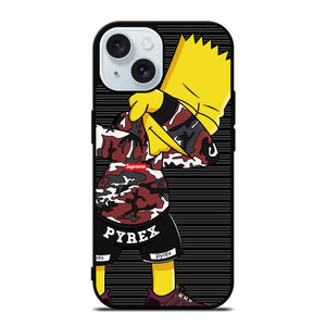 BART SIMPSON SUPREME CAMO DAB iPhone 15 Case Cover BART SIMPSON SUPREME CAMO DAB iPhone 15 Case Cover