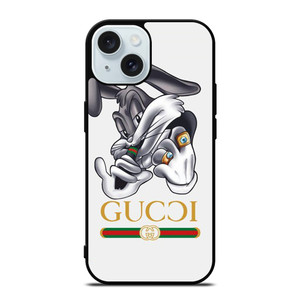 BUGS BUNNY CARTOON GUCCI LOGO iPhone 15 Case Cover BUGS BUNNY CARTOON GUCCI LOGO iPhone 15 Case Cover
