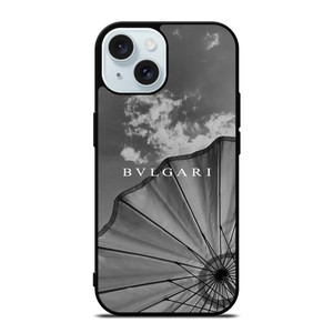 BULGARI BVLGARI LOGO UMBRELLA iPhone 15 Case Cover BULGARI BVLGARI LOGO UMBRELLA iPhone 15 Case Cover