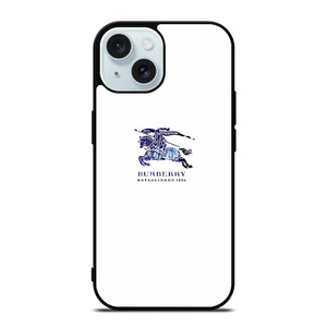 BURBERRY LOGO ESTABLISHED 1856 iPhone 15 Case Cover BURBERRY LOGO ESTABLISHED 1856 iPhone 15 Case Cover