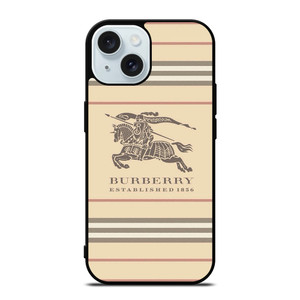 BURBERRY LOGO ICON PATTERN iPhone 15 Case Cover BURBERRY LOGO ICON PATTERN iPhone 15 Case Cover