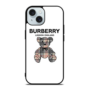 BURBERRY LONDON LOGO BEAR iPhone 15 Case Cover BURBERRY LONDON LOGO BEAR iPhone 15 Case Cover