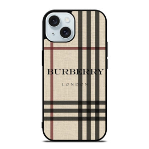 BURBERRY LONDON LOGO PATTERN iPhone 15 Case Cover