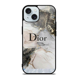 CHRISTIAN DIOR LOGO ICON ON MARBLE iPhone 15 Case Cover CHRISTIAN DIOR LOGO ICON ON MARBLE iPhone 15 Case Cover