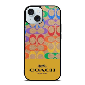 COACH NEW YORK ICON LOGO iPhone 15 Case Cover COACH NEW YORK ICON LOGO iPhone 15 Case Cover