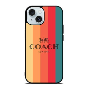 COACH NEW YORK ICON STRIPE iPhone 15 Case Cover COACH NEW YORK ICON STRIPE iPhone 15 Case Cover