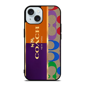 COACH NEW YORK LOGO EMBLEM iPhone 15 Case Cover COACH NEW YORK LOGO EMBLEM iPhone 15 Case Cover