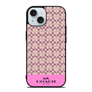 COACH NEW YORK LOGO FASHION PATTERN iPhone 15 Case Cover COACH NEW YORK LOGO FASHION PATTERN iPhone 15 Case Cover