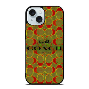 COACH NEW YORK LOGO GREEN RED ICON iPhone 15 Case Cover COACH NEW YORK LOGO GREEN RED ICON iPhone 15 Case Cover
