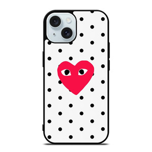 COMME DES GARCONS POLKADOT iPhone 15 Case Cover COMME DES GARCONS POLKADOT iPhone 15 Case Cover
