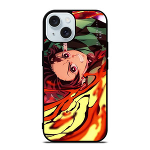 DEMON SLAYER TANJIRO ANIME MANGA iPhone 15 Case Cover DEMON SLAYER TANJIRO ANIME MANGA iPhone 15 Case Cover