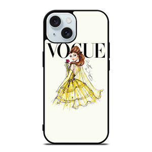 DISNEY PRINCESS BELLE VOGUE iPhone 15 Case Cover DISNEY PRINCESS BELLE VOGUE iPhone 15 Case Cover