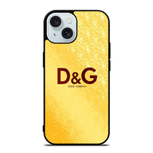 DOLCE AND GABBANA D&G GOLD LOGO iPhone 15 Case Cover DOLCE AND GABBANA D&G GOLD LOGO iPhone 15 Case Cover