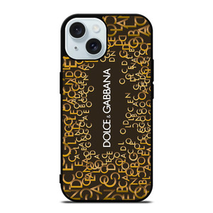 DOLCE AND GABBANA D&G LOGO MONOGRAM iPhone 15 Case Cover DOLCE AND GABBANA D&G LOGO MONOGRAM iPhone 15 Case Cover