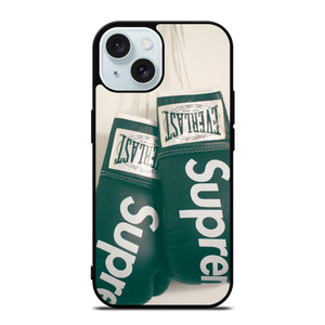 EVERLAST BOXING GLOVE SUPREME GREEN iPhone 15 Case Cover EVERLAST BOXING GLOVE SUPREME GREEN iPhone 15 Case Cover