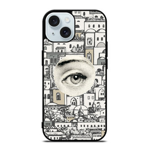 FORNASETTI EYE MEDITERRANEA iPhone 15 Case Cover FORNASETTI EYE MEDITERRANEA iPhone 15 Case Cover