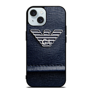 GIORGIO ARMANI EMBLEM iPhone 15 Case Cover GIORGIO ARMANI EMBLEM iPhone 15 Case Cover