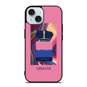 GIORGIO ARMANI PARFUME MY WAY iPhone 15 Case Cover GIORGIO ARMANI PARFUME MY WAY iPhone 15 Case Cover