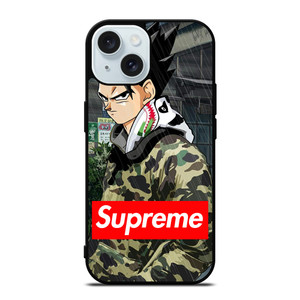 GOHAN BAPE SUPREME DRAGON BALL iPhone 15 Case Cover