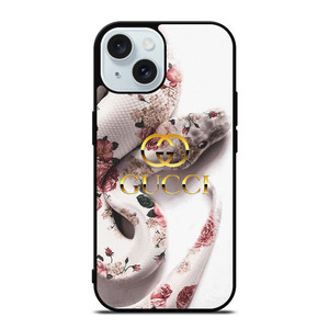 GUCCI FLOWER SNAKE iPhone 15 Case Cover GUCCI FLOWER SNAKE iPhone 15 Case Cover