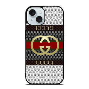 GUCCI GUCCI LOGO EMBLEM iPhone 15 Case Cover GUCCI GUCCI LOGO EMBLEM iPhone 15 Case Cover