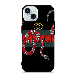 GUCCI LOGO ART SNAKE iPhone 15 Case Cover GUCCI LOGO ART SNAKE iPhone 15 Case Cover