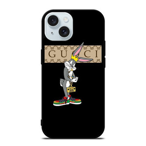GUCCI LOGO BUGS BUNNY CARTOON iPhone 15 Case Cover GUCCI LOGO BUGS BUNNY CARTOON iPhone 15 Case Cover