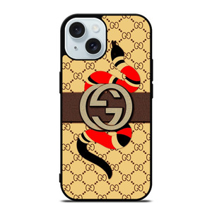 GUCCI LOGO CUTE SNAKE ICON iPhone 15 Case Cover GUCCI LOGO CUTE SNAKE ICON iPhone 15 Case Cover