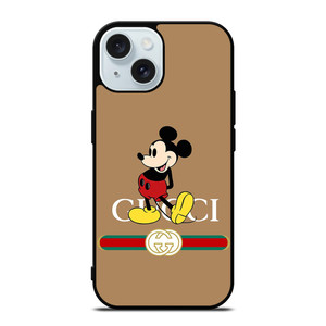 GUCCI LOGO DISNEY RETRO MICKEY MOUSE iPhone 15 Case Cover GUCCI LOGO DISNEY RETRO MICKEY MOUSE iPhone 15 Case Cover