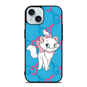 GUCCI LOGO PATTERN MARIE ARISTOCAT DISNEY iPhone 15 Case Cover GUCCI LOGO PATTERN MARIE ARISTOCAT DISNEY iPhone 15 Case Cover