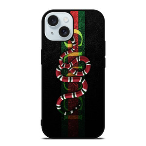 GUCCI LOGO SNAKE SYMBOL ICON iPhone 15 Case Cover GUCCI LOGO SNAKE SYMBOL ICON iPhone 15 Case Cover