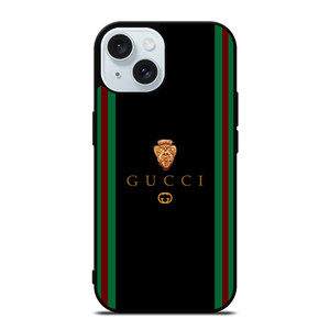 GUCCI LOGO STRIPE iPhone 15 Case Cover