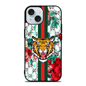 GUCCI LOGO TIGER SYMBOL iPhone 15 Case Cover GUCCI LOGO TIGER SYMBOL iPhone 15 Case Cover