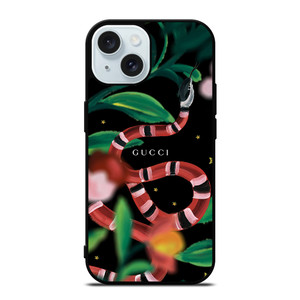 GUCCI SNAKE AND FLOWER iPhone 15 Case Cover GUCCI SNAKE AND FLOWER iPhone 15 Case Cover