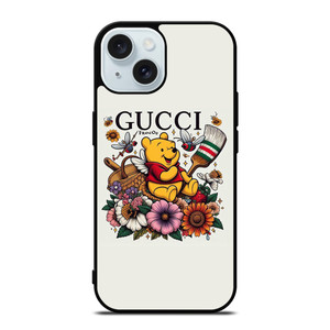 GUCCI WINNIE THE POOH iPhone 15 Case Cover GUCCI WINNIE THE POOH iPhone 15 Case Cover