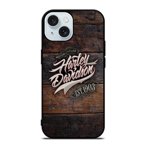 HARLEY DAVIDSON 1903 LOGO iPhone 15 Case Cover HARLEY DAVIDSON 1903 LOGO iPhone 15 Case Cover