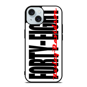HARLEY DAVIDSON FORTY EIGHT LOGO iPhone 15 Case Cover HARLEY DAVIDSON FORTY EIGHT LOGO iPhone 15 Case Cover
