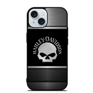 HARLEY DAVIDSON LOGO SKULL iPhone 15 Case Cover HARLEY DAVIDSON LOGO SKULL iPhone 15 Case Cover
