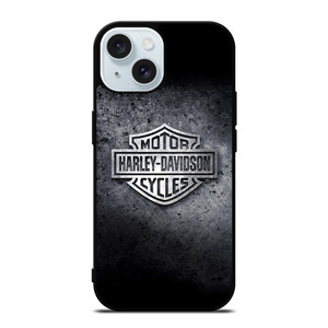 HARLEY DAVIDSON METAL LOGO iPhone 15 Case Cover