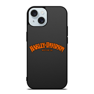 HARLEY DAVIDSON MOTOR CO CARBON iPhone 15 Case Cover HARLEY DAVIDSON MOTOR CO CARBON iPhone 15 Case Cover